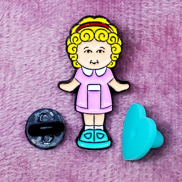Official Polly Pocket ~ Character Push Pins ~ Vintage Collectible~ Set Of 3 - Picture 4 of 6